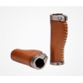 Pure City Ergonomic Leather Grips 3 Speed Grips (Brogue Brown)